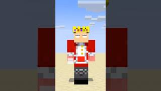 TechnoBrine Building Anime Figure Challenge  Herobrine  Technoblade minecraft shorts [upl. by Zeculon]