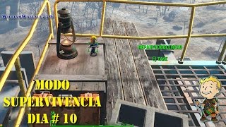 ♠ Fallout 4  En Corvega 22  Nuevo Modo Supervivencia  En Español  Día 10 [upl. by Amato]