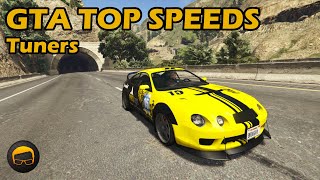 Fastest Tuners 2021  GTA 5 Best Fully Upgraded Cars Top Speed Countdown [upl. by Pellikka]