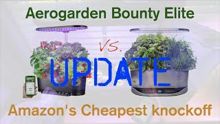 Aerogarden Bounty Elite Vs Amazons Cheapest Comparable Knockoff UPDATE [upl. by Attekal318]