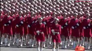 Military Parade Soldier Formations  National Day 2009 in Beijing [upl. by Debra702]