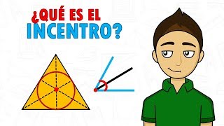 INCENTRO super facil  Bisectrices de un triangulo  Para principiantes [upl. by Naji]