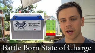 Battle Born 12v Battery How to Determine State of Charge vs lead acid [upl. by Kinsley641]