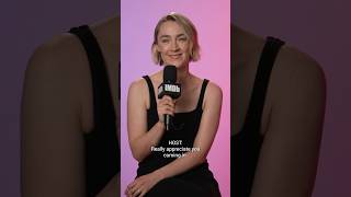 SaoirseRonan you deserve a round of applause all day everyday Shorts IMDb [upl. by Hestia566]