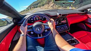 2024 Maserati Granturismo Trofeo POV Drive Review [upl. by Sivar257]