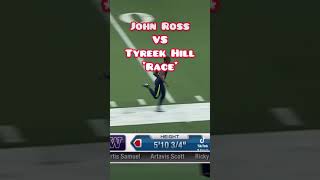 Tyreek VS John Ross RACE😈 [upl. by Erasmus696]