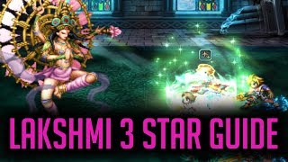 Lakshmi 3 Star Esper Guide  FFBE Final Fantasy Brave Exvius [upl. by Eeslehc]