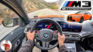 The 2023 BMW M3 Competition xDrive is an M Car Masterpiece POV Drive Review [upl. by Howund256]