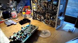 Tektronix 2465 Putback Repairs Final [upl. by Aimit35]