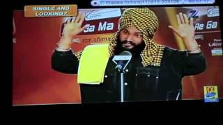 Balwinder Singh Ladi in Sa Re Ga Ma Pa 2012Zee Punjabi Voice of PunjabPart 1 [upl. by Binny]