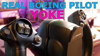 Real World Boeing 787 Pilot Tries the Thrustmaster Boeing Yoke Is it Real Enough MSFS [upl. by Hermy]