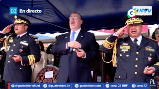 Bernardo Arévalo participa en la ceremonia de Ascensos al grado de General de Oficiales del Ejército [upl. by Natsuj]