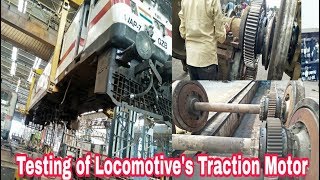 What is traction motor in locomotive Which motor is used in railway traction [upl. by Ressler]