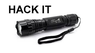 UltraFire WF501B XML T6 1000 Lumen Tactical Flashlight 1 Mode Only [upl. by Eserehs37]