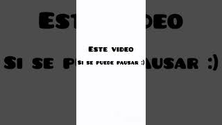 Este video si se puede pausar [upl. by Yenettirb]