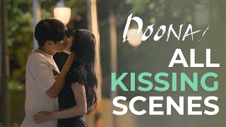 Doona  All Kissing Scenes  Won Joon and Doona kissscene kdrama [upl. by Aldwon478]