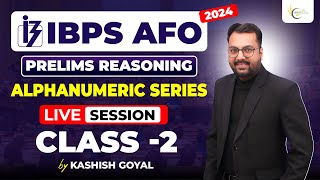 IBPS AFO Prelims 202425  Reasoning Class 2 [upl. by Eudocia]