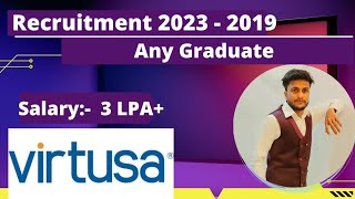 Virtusa Mass Hiring For 2023 2022 2021 2020  2019 Batch  Virtusa Recruitment 2023  Virtusa [upl. by Acissev]