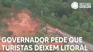 Governador pede que turistas deixem o litoral [upl. by Ulrika]