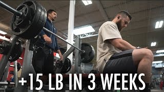 HOW TO GET A STRONGER BENCH PRESS  Smolov Jr Bench  335 LB Bench PR [upl. by Nike245]