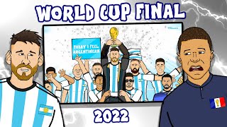 🏆WORLD CUP FINAL 2022🏆 Revisited Argentina vs France Messi Mbappe Goals Highlights [upl. by Shaum]