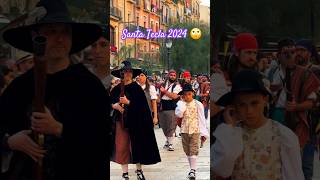 Ball den Serrallonga 🤔 Santa Tecla 2024 💃 Sathe Chalo festival spain travel shorts [upl. by Enoid100]