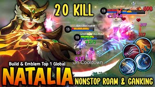 20 Kills Roaming Natalia with High Critical Build 100 ANNOYING  Build Top 1 Global Natalia [upl. by Notsreik]