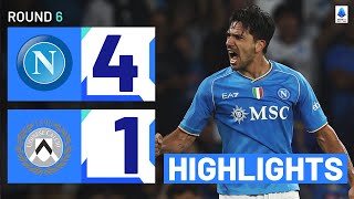 NapoliUdinese 41  Kvara back to scoring ways Goals amp Highlights  Serie A 202324 [upl. by Idell718]