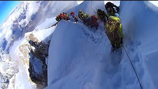 HILLARY STEP  FULL VIDEO  Everest 2023 [upl. by Nahtanohj]