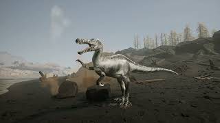 Path of Titans  Suchomimus sounds ModelAnim Updated [upl. by Nnayecats131]