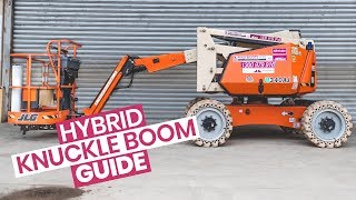 JLG 10m34ft Hybrid Knuckle Boom Guide  Pink Boots Hire [upl. by Dnana256]