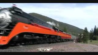 Southern Pacific GS4 Daylight Steam Locomotive 4449 at East Java [upl. by Ralyat301]