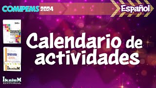 Calendario de actividades  IkniuM 2024 [upl. by Aicnatsnoc294]