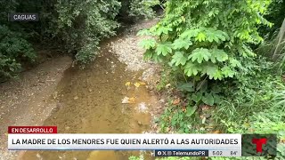 Localizan en un río a dos menores reportados como desaparecidos en Caguas [upl. by Notlih]