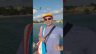 British Tourist In Barbados Learns Bajan Words At Oistins Fish Fry Festival [upl. by Clie]