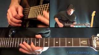 Slither Guitar Lesson Pt1  Velvet Revolver  Rhythm Guitar Parts [upl. by Ridglee]