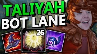 Taliyah ADC  Steve  Another SOLID Korean pick ROCKin the bot lane its actually legit tho [upl. by Attener]