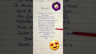 Groupie 🥰  cate 💜 lyrics shortfeed latest viral trending shorts [upl. by Gautious]