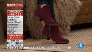 HSN  Lucky Brand Footwear Premiere 09262016  12 AM [upl. by Reisch]