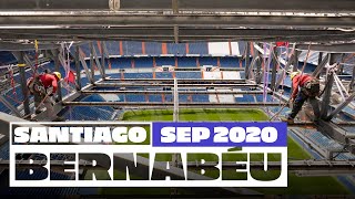 🆕 Real Madrids NEW Santiago Bernabéu stadium works September 2020 [upl. by Kipton]