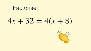 Factorising Algebraic Expressions  factoring  factorizing [upl. by Nyrad662]