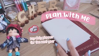 PLAN WITH ME  finally decided on a planner for 2024 [upl. by Lledal]