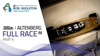 Altenberg  BMW IBSF World Championships 2020  4Man Bobsleigh Heat 4  IBSF Official [upl. by Aleahpar]