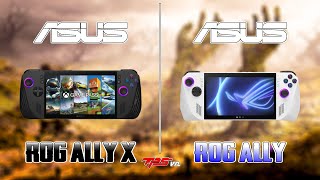 ASUS ROG ALLY vs ASUS ROG ALLY X at 15W vs 30W [upl. by Nylrem116]