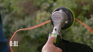 EGO Power 15quot 56V LithiumIon POWERLOAD™ String Trimmer w Carbon Fiber Shaft [upl. by Maddy]