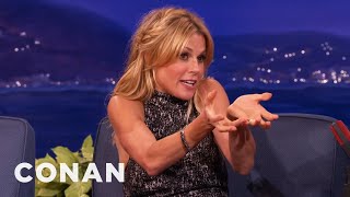 Julie Bowens Kangaroo Testicle Lesson  CONAN on TBS [upl. by Anayd483]