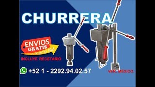 Maquina para hacer churros  Churrera  GRUPO HALLEY [upl. by Nahtad]