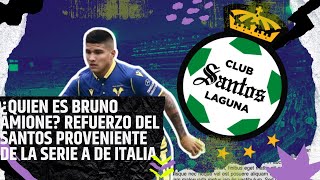 BRUNO AMIONE REFUERZO DEL SANTOS PROVENIENTE DE LA SERIE A DE ITALIA [upl. by Klockau]