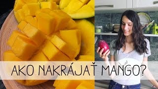 Ako nakrájať mango na ježka [upl. by Ikkim896]