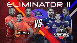 Pro Kabaddi 2019 Eliminator Highlights  U Mumba vs Haryana Steelers [upl. by Idnahk550]